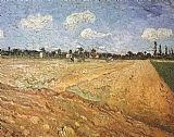 Vincent van Gogh The Plowed Field painting